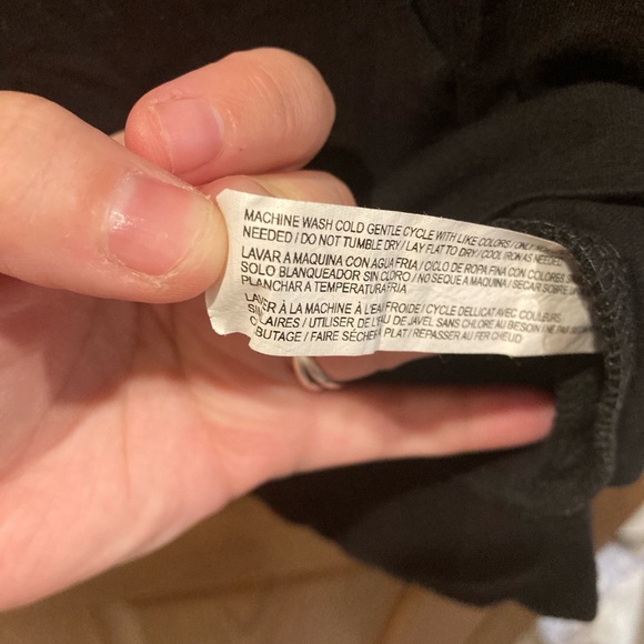 Eloquii Elements black v-neck with 3/4 length sleeves - 14/16 - Picture 6 of 8